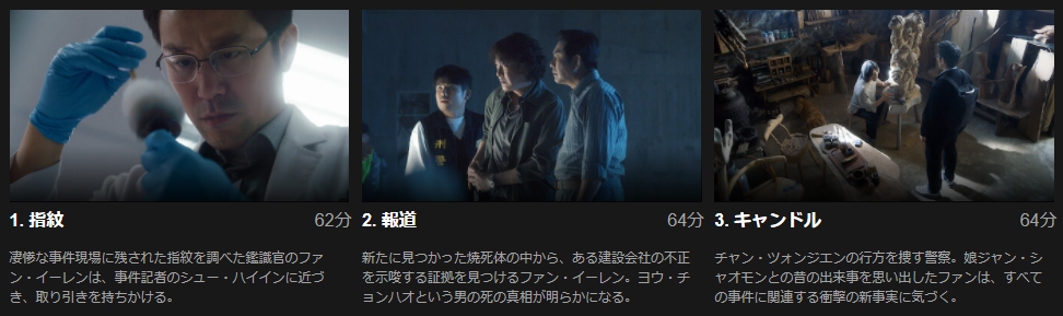 次の被害者 シーズン1　Netflix　話数